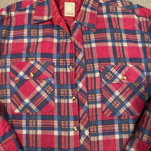 Vintage Outdoor Exchange Flannel Shacket Jacket - Picture 7 of 9